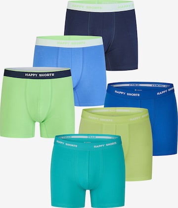 Boxers ' Jersey ' Happy Shorts en bleu : devant