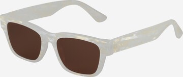 Lunettes de soleil 'IRIDESCENT WAYFARER' AÉROPOSTALE en blanc : devant