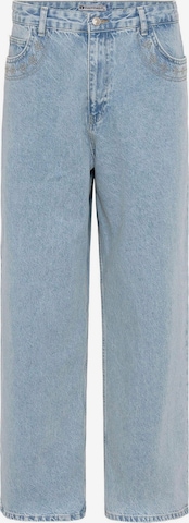 mėlyna Dandalo Laisvas Džinsai: priekis