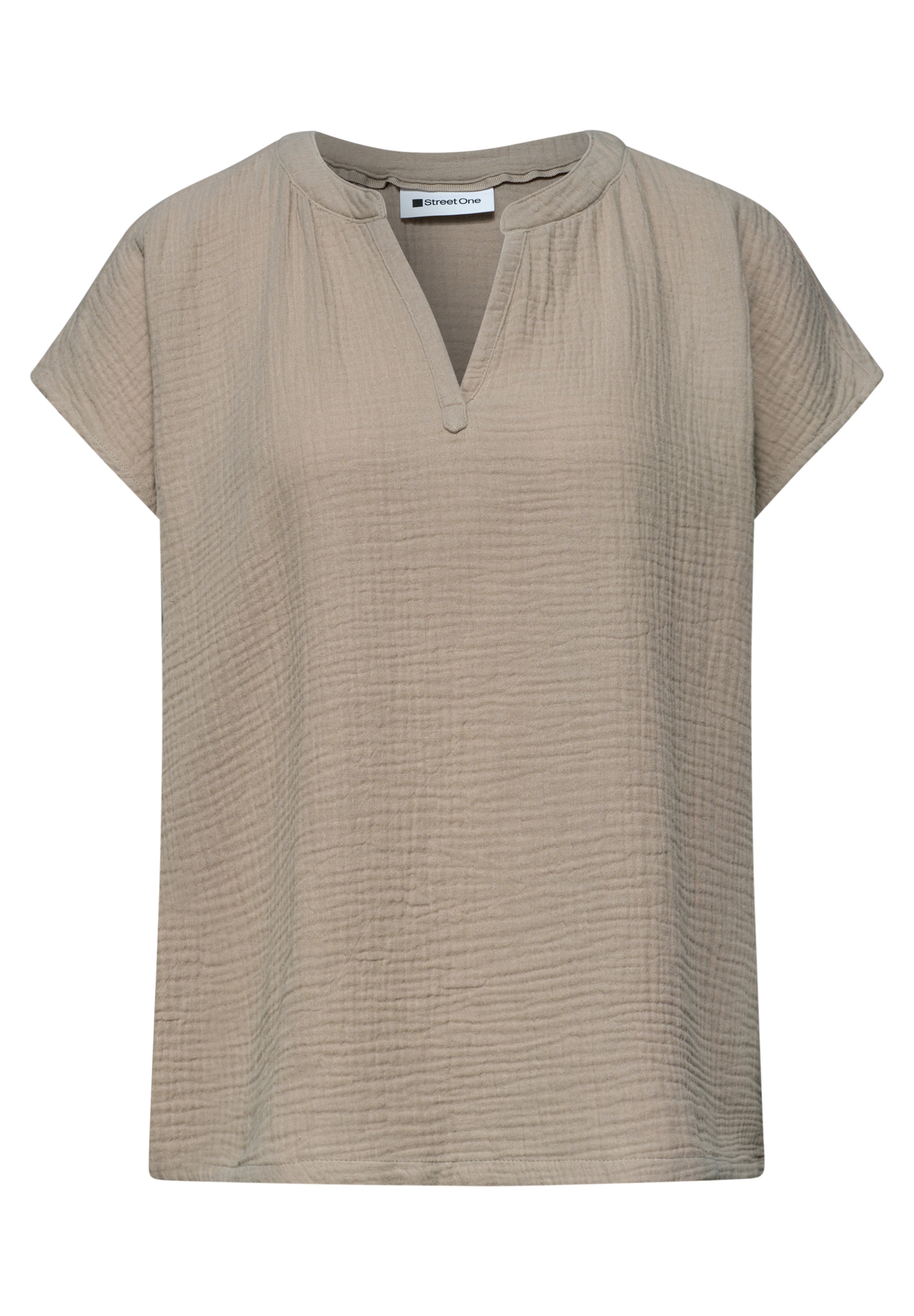 STREET ONE Bluse in Beige: Vorderseite