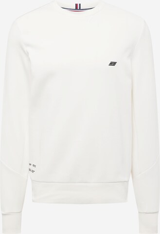 TOMMY HILFIGER Athletic Sweatshirt in White: front