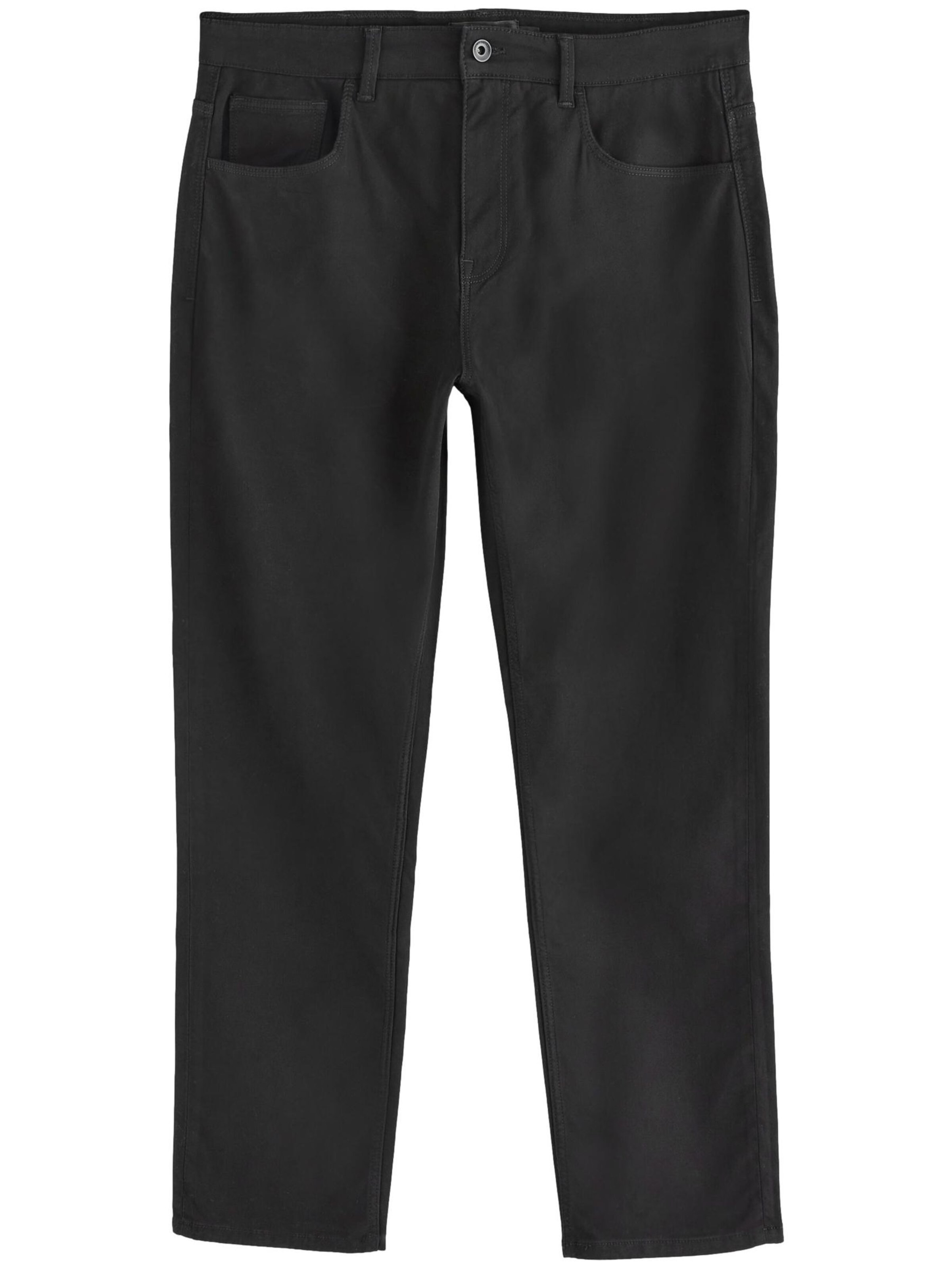 Next Slimfit Hose in Schwarz: Vorderseite