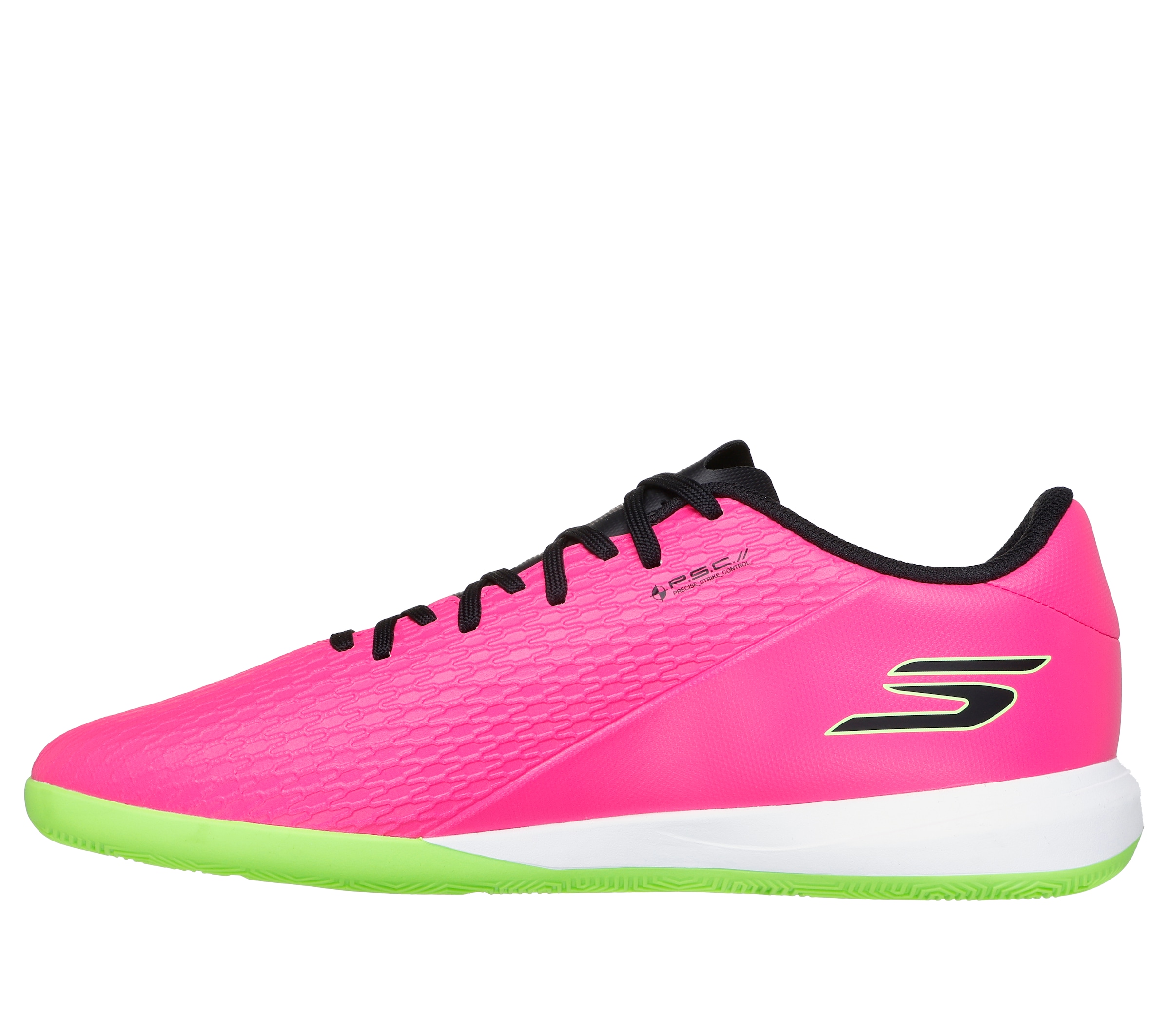 SKECHERS Soccer Cleats in Pink: front