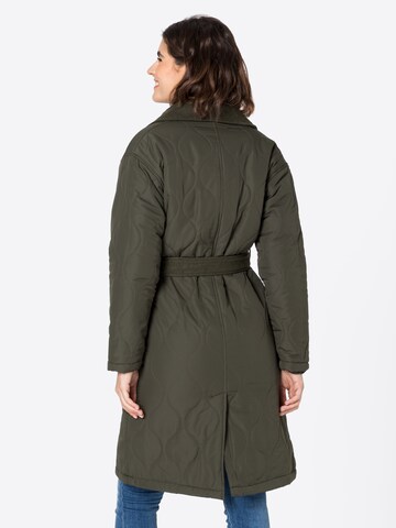 ICHI Between-Seasons Coat in Green