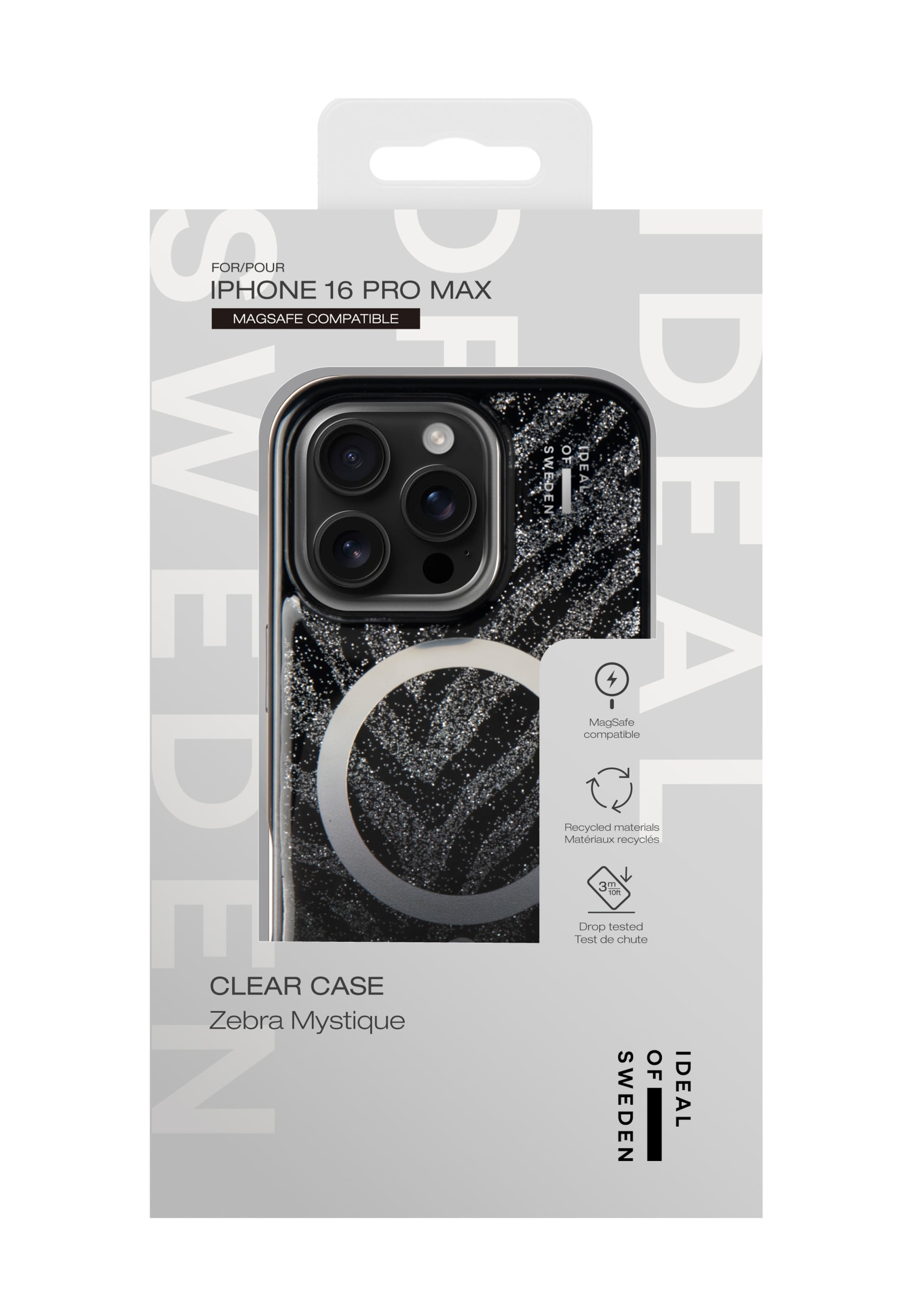 Custodia per smartphone 'MagSafe iPhone 16 Pro Max' di iDeal of Sweden in nero
