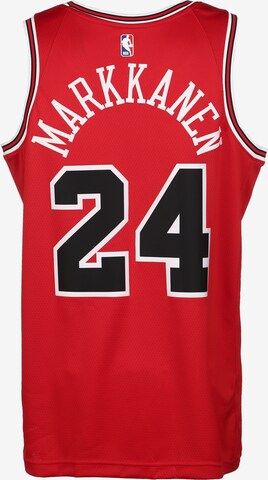 NIKE Funktionsshirt 'LAURI MARKKANEN CHICAGO BULLS' in Rot