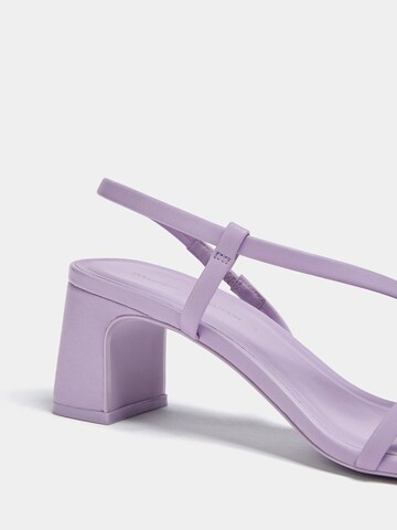 Pull&Bear Sandal in Purple