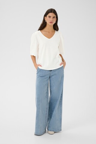 Cream Bluse 'Daye' i hvid