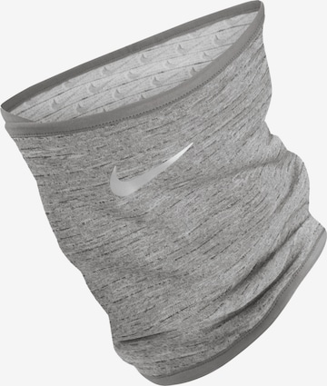 NIKE Sports Scarf in Grey: front