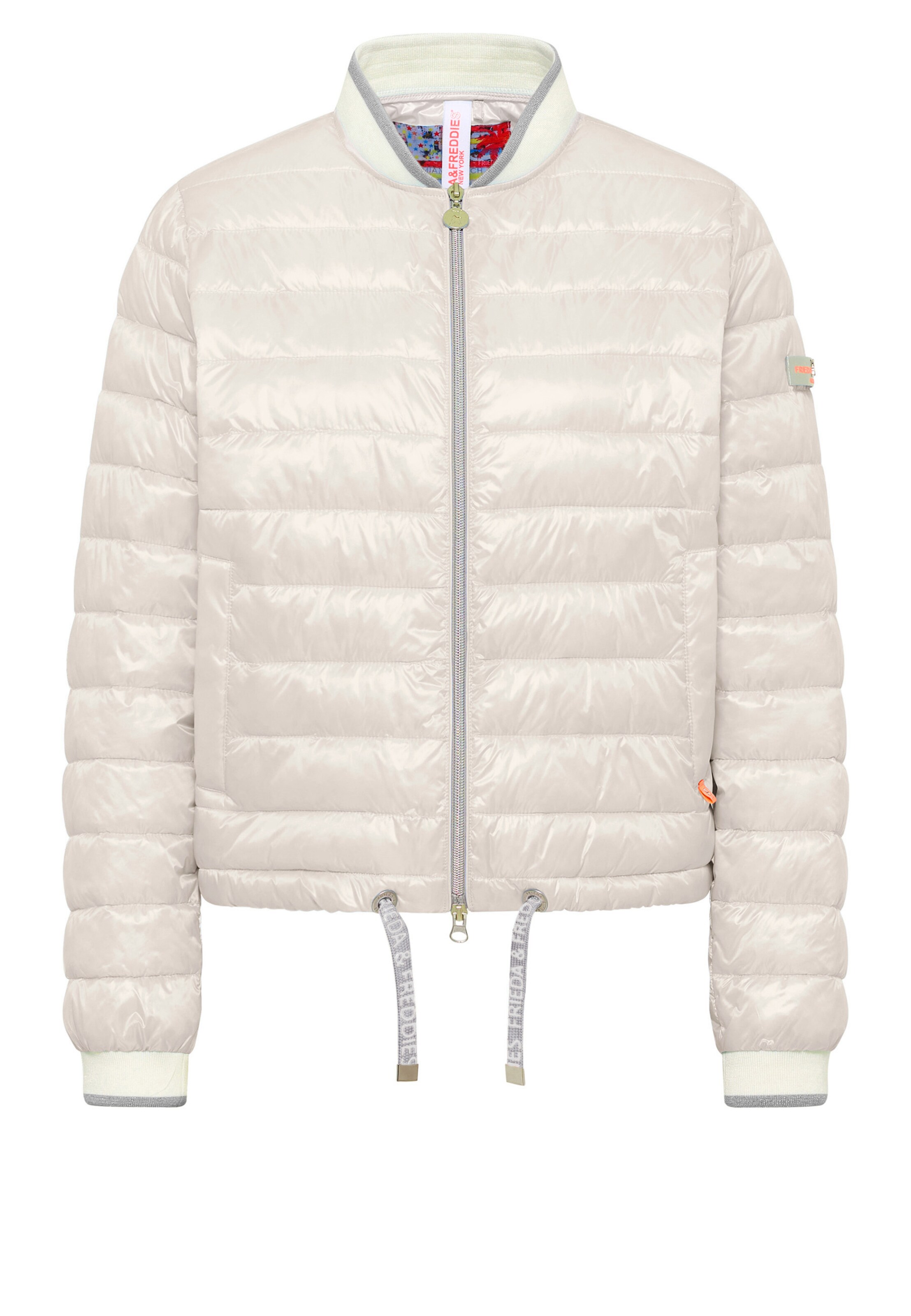 Frieda & Freddies NY Steppjacke in Weiß: Vorderseite