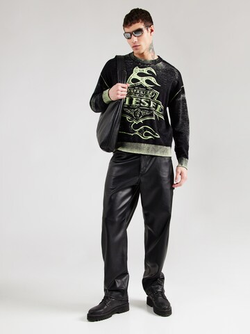 DIESEL Sweter 'K-BELEZ' w kolorze czarny