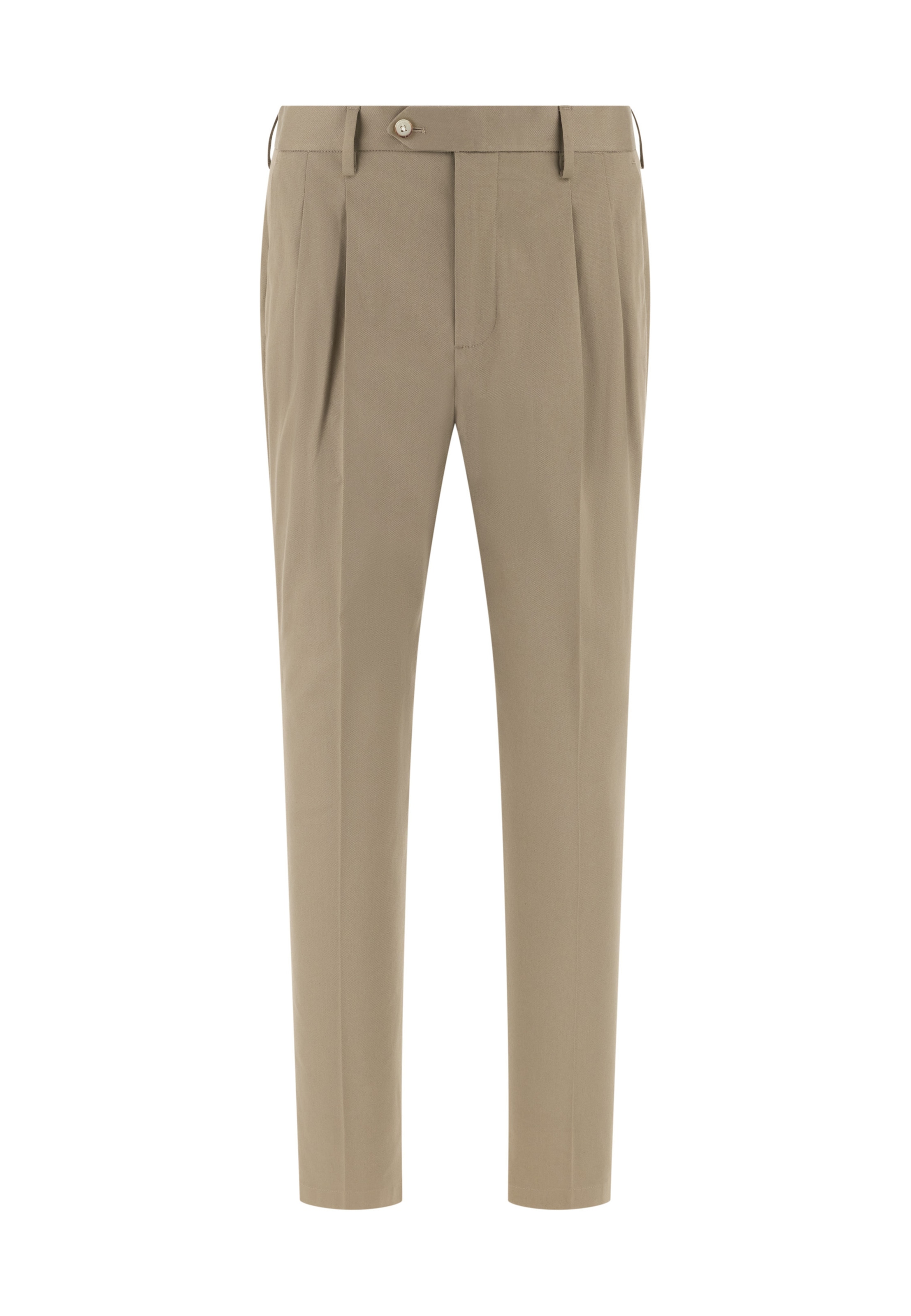Boggi Milano Regular Trousers with creases in Grey: front