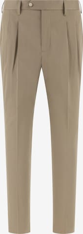 Boggi Milano Regular Trousers with creases in Grey: front