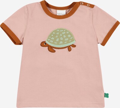 Fred's World by GREEN COTTON Majica 'Hello Turtle' | rjava / kaki / roza barva, Prikaz izdelka