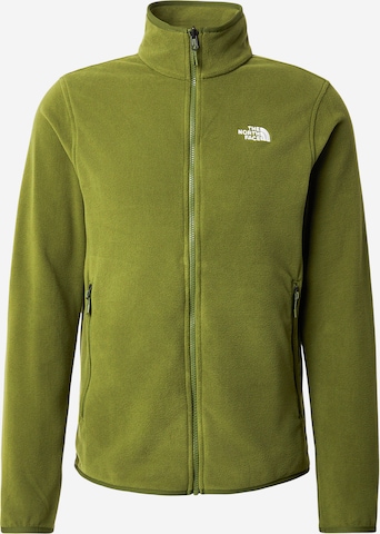 Jachetă fleece funcțională 'GLACIER' de la THE NORTH FACE pe verde: față