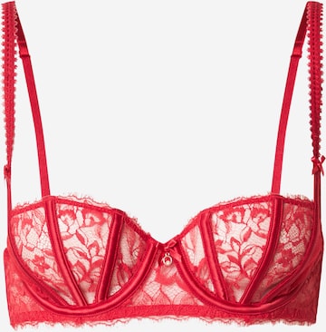 Balconette Sutien 'Mascarade' de la ETAM pe roșu: față