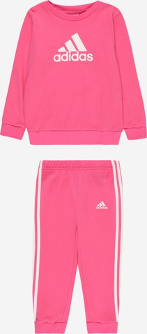 ADIDAS SPORTSWEAR Φόρμα 'French Terry' σε ροζ: μπροστά