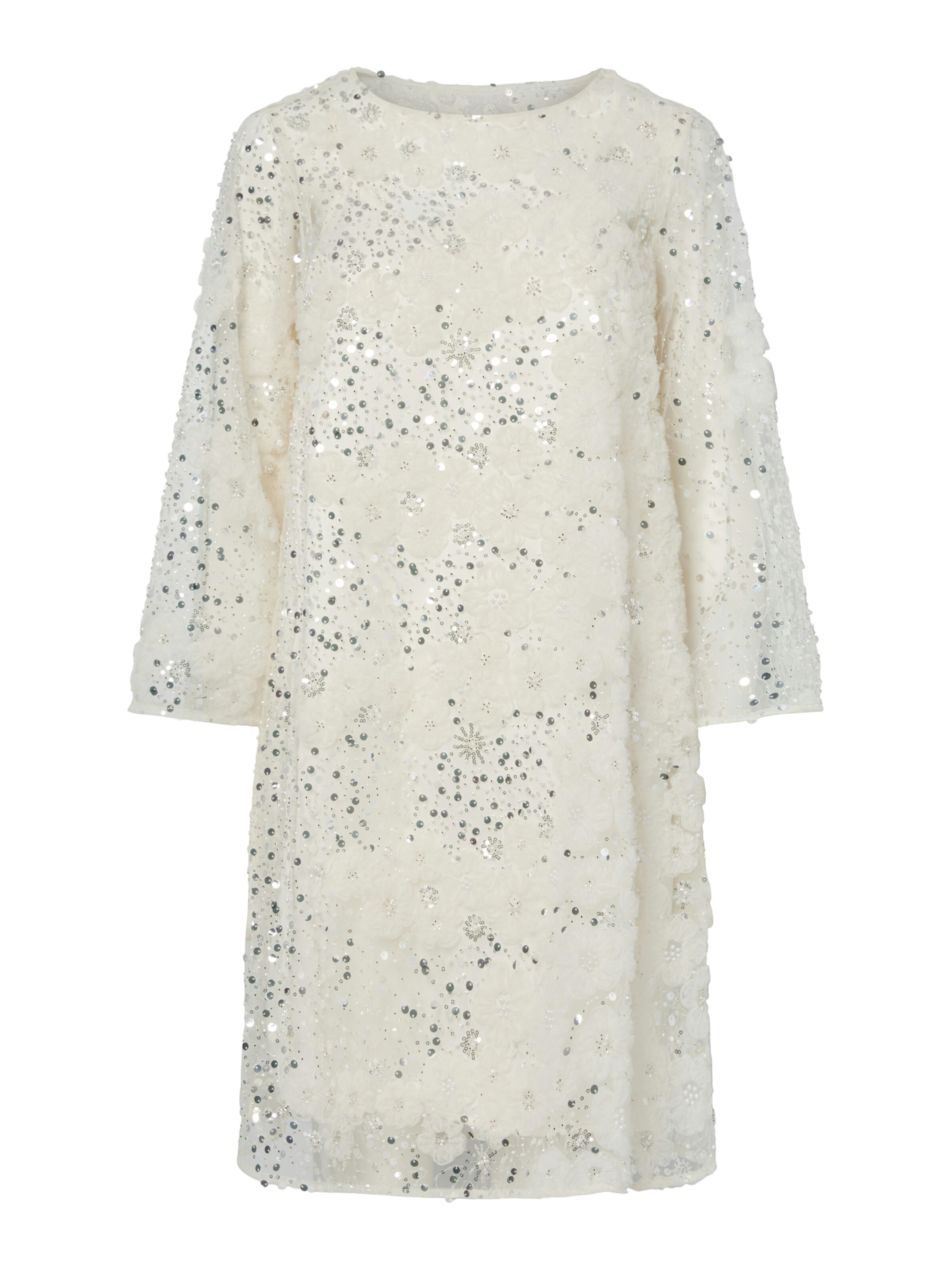 Robe de cocktail 'YASNELDA' YAS en beige : devant