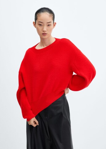 MANGO Sweater 'Car' in Red: front