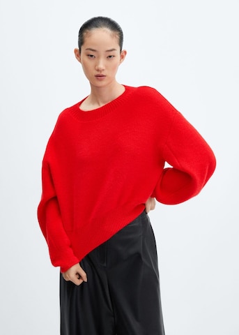 Pull-over 'Car' MANGO en rouge : devant