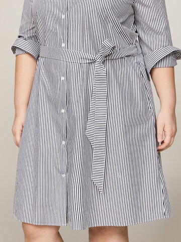 Tommy Hilfiger Curve Shirt Dress 'Essential Ithaca' in Blue