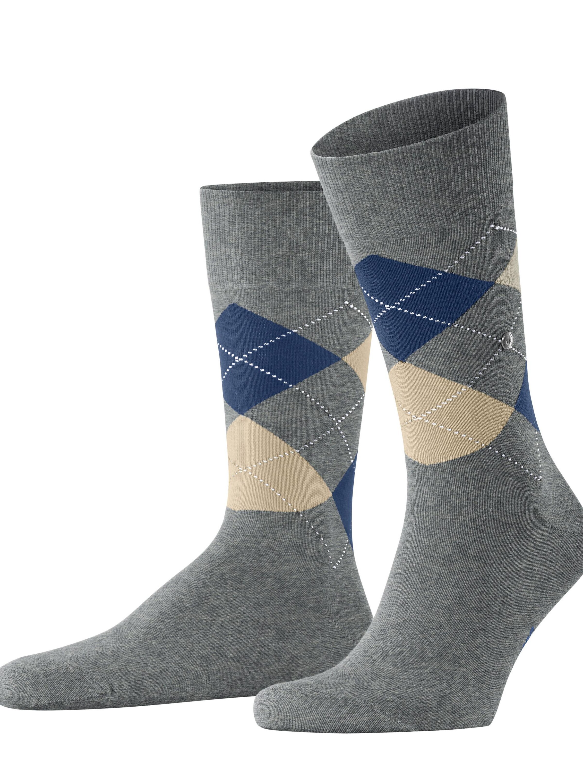 BURLINGTON Socks 'King' in Grey: front