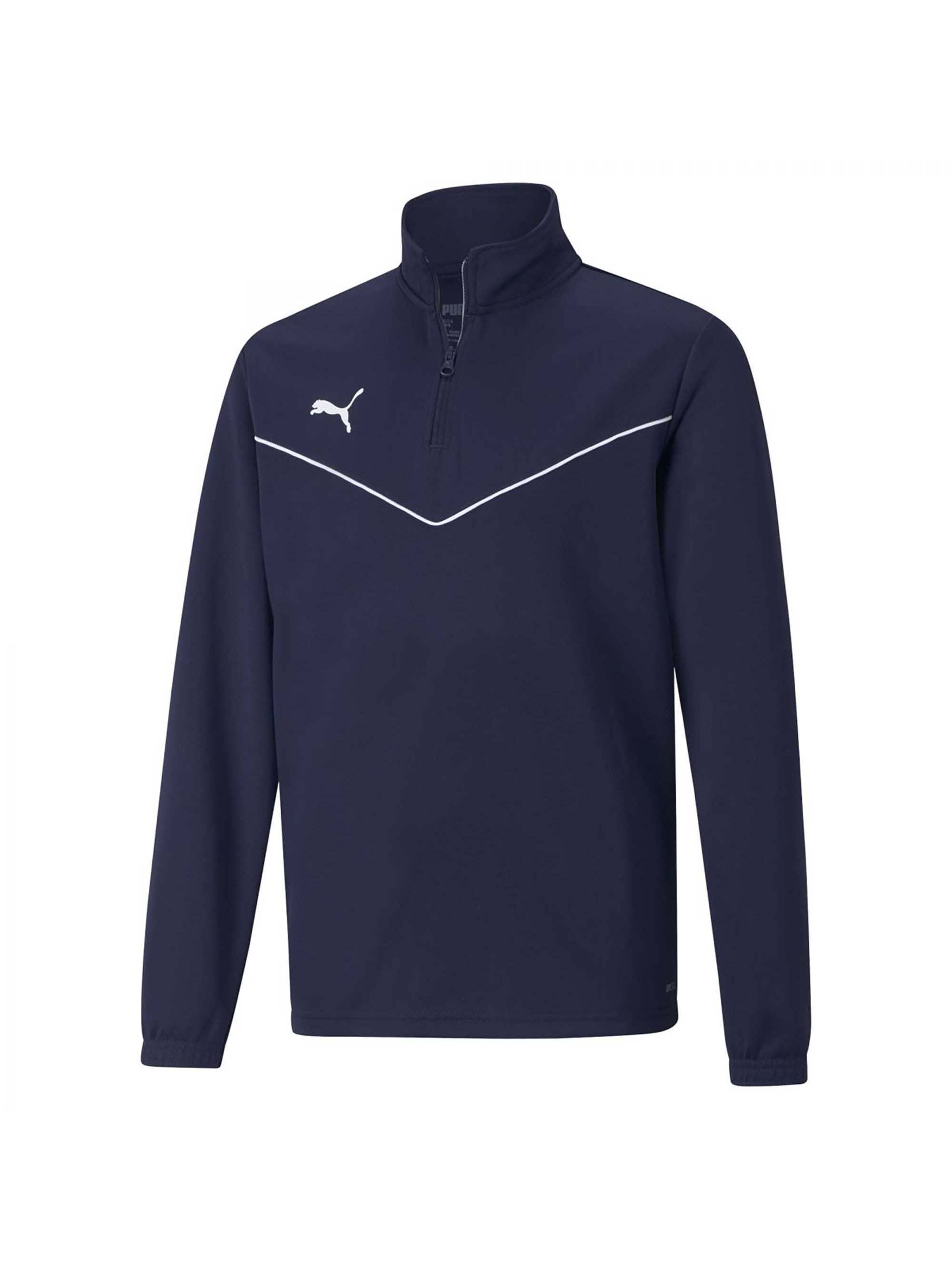Sweat de sport 'TeamRise' PUMA en bleu : devant