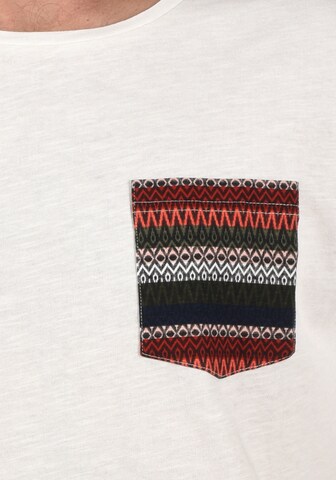 BLEND T-Shirt 'ELANDRO' in Weiß