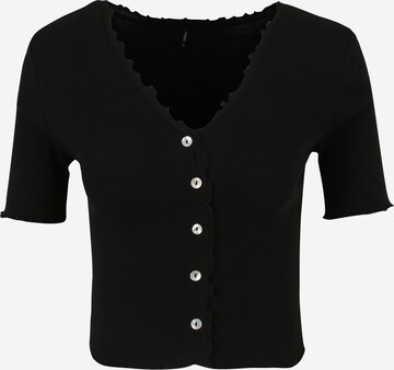 Only Petite Shirt 'LAILA' in Zwart: voorkant