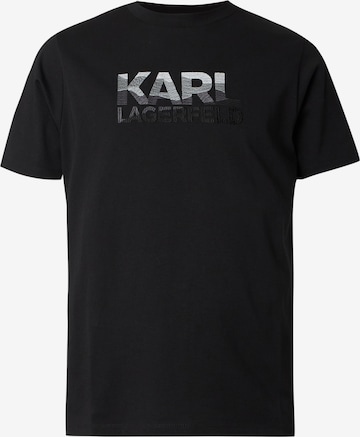Karl LagerfeldMajica - crna boja: prednji dio