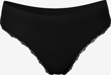 Yenita String in Zwart: voorkant