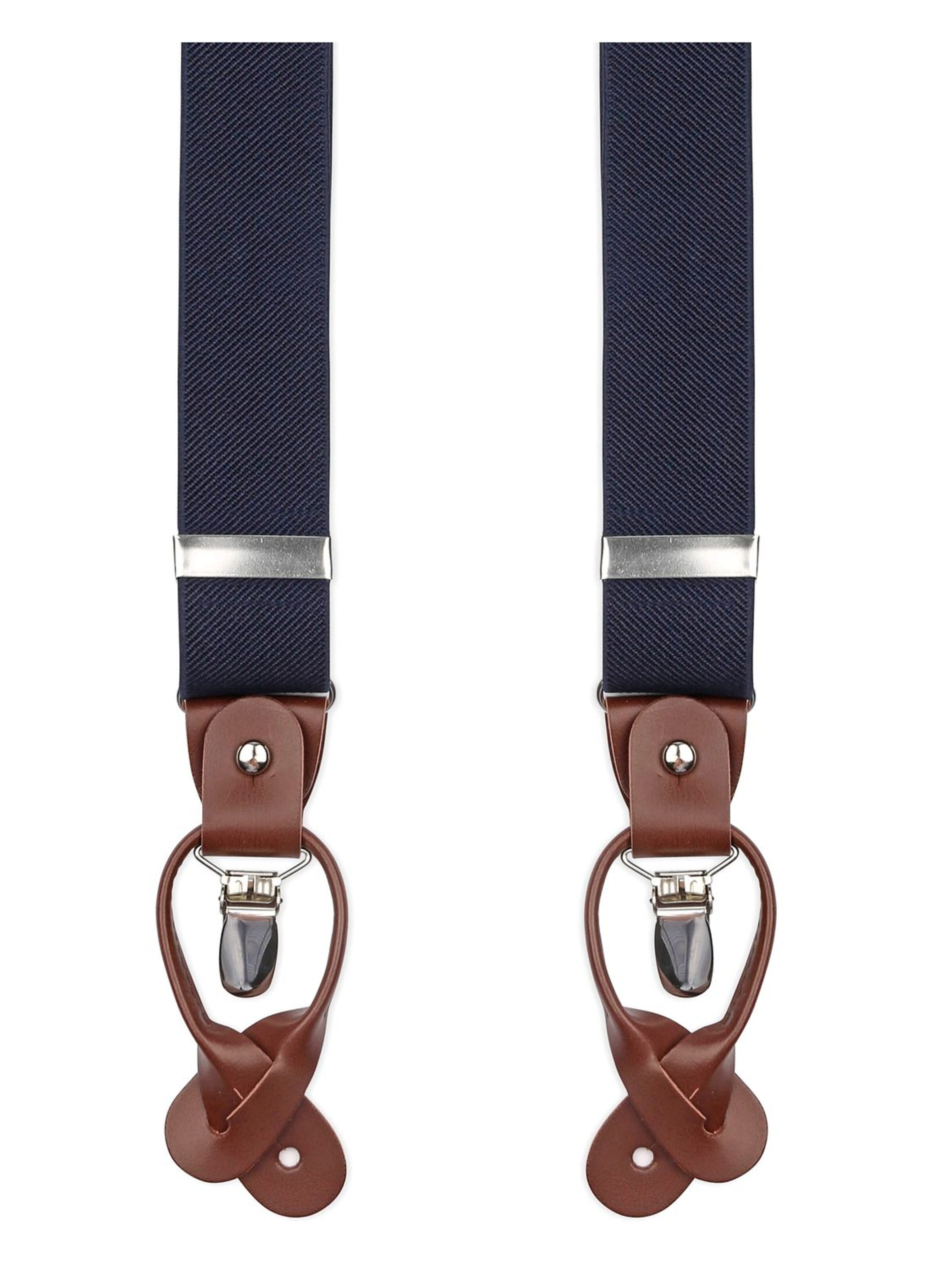 Suitable Suspenders in XS-XL in Navy, Item view