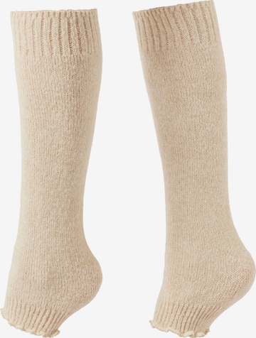 CALZEDONIA Socks in Beige: front