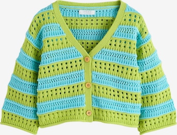 Next Neuletakki värissä vihreä: etupuoli