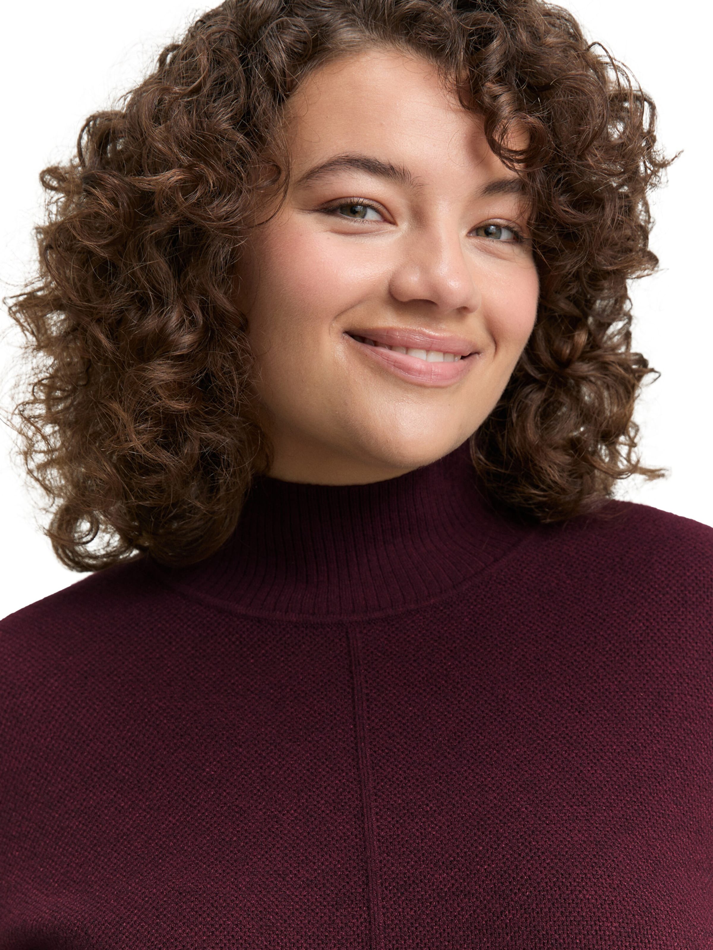 Tom Tailor Women + Úpletové šaty – červená