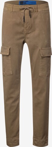 Street One MEN Regular Cargo Pants in Beige: front