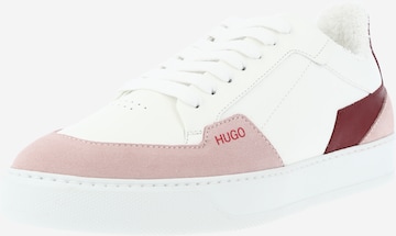 Sneaker low 'Vera' de la HUGO Red pe alb: față