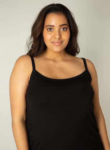 BASE LEVEL CURVY Top 'Alexa' in Black