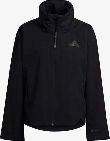 ADIDAS PERFORMANCE Outdoor Jacket 'Traveer' in Black: front