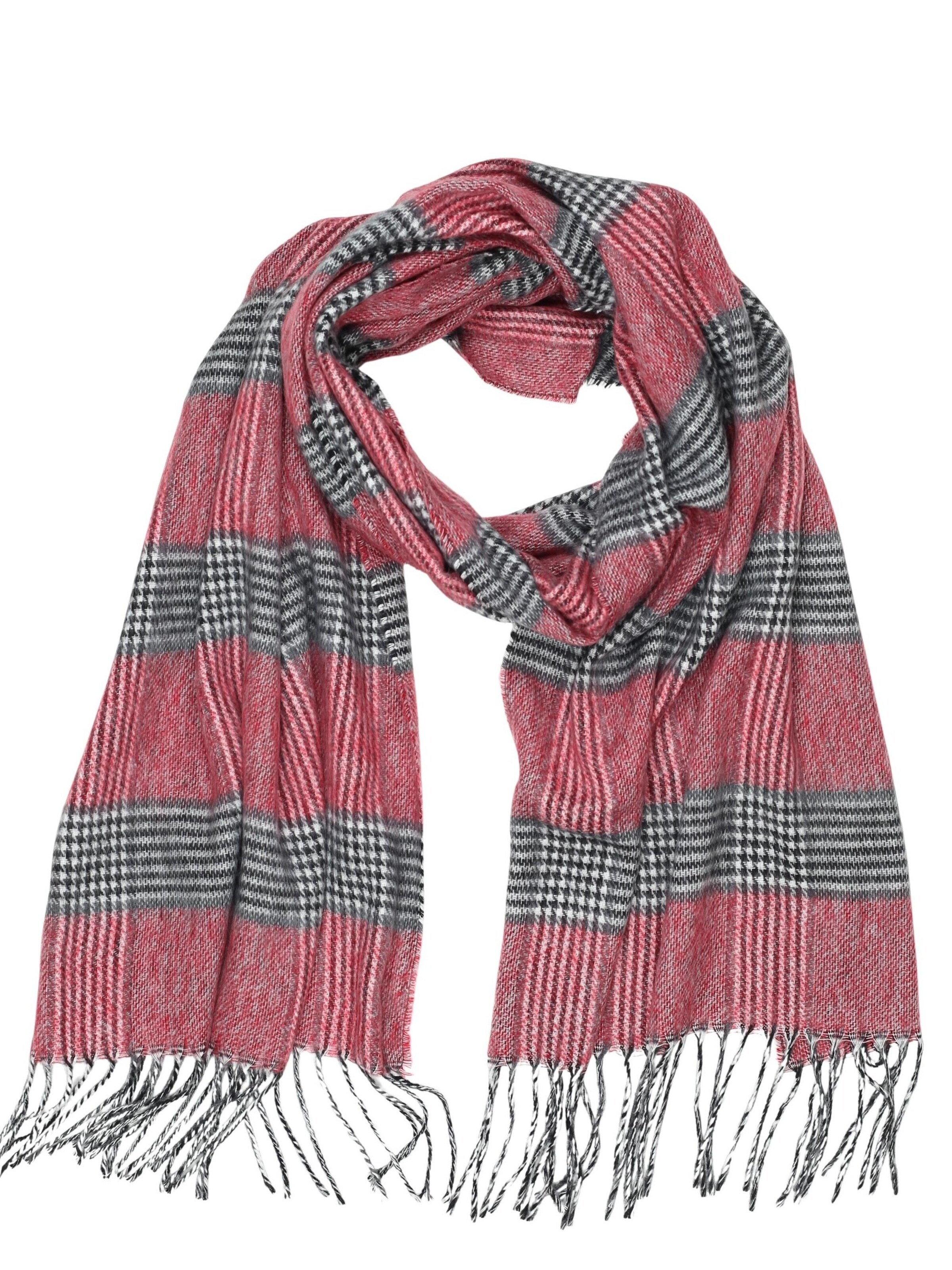 COLLEZIONE ALESSANDRO Scarf 'Scotland' in Red: front