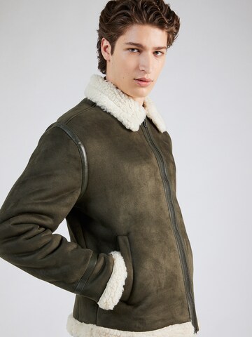 Only & Sons Between-season jacket 'ROCKY' in Green