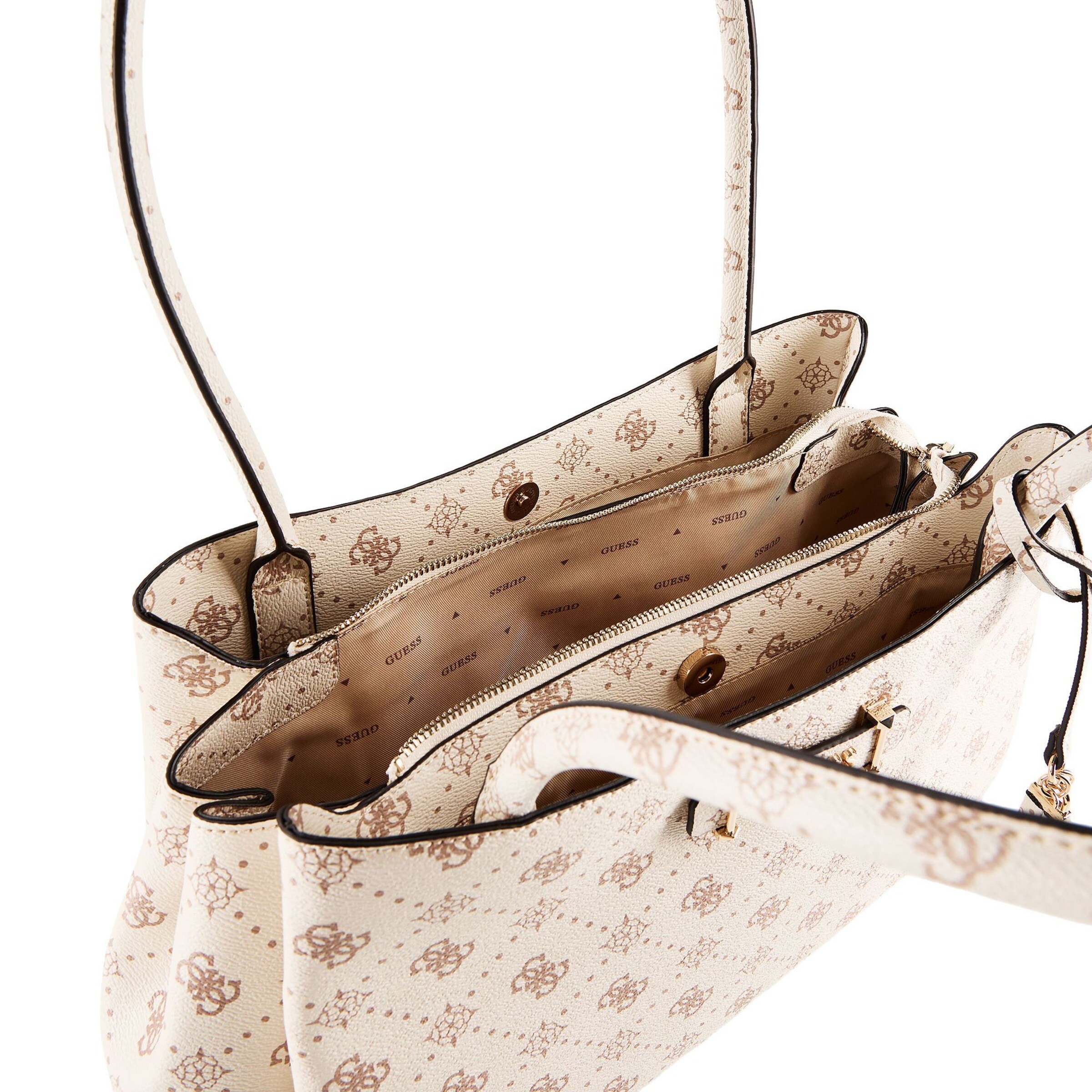 Sac bandoulière 'Carrie' GUESS en beige