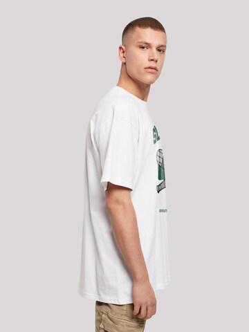 T-Shirt 'Harry Potter Slytherin' F4NT4STIC en blanc
