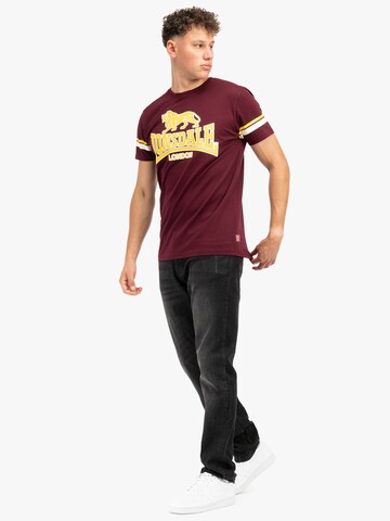 LONSDALE Футболка ' METHLEY ' в Красный