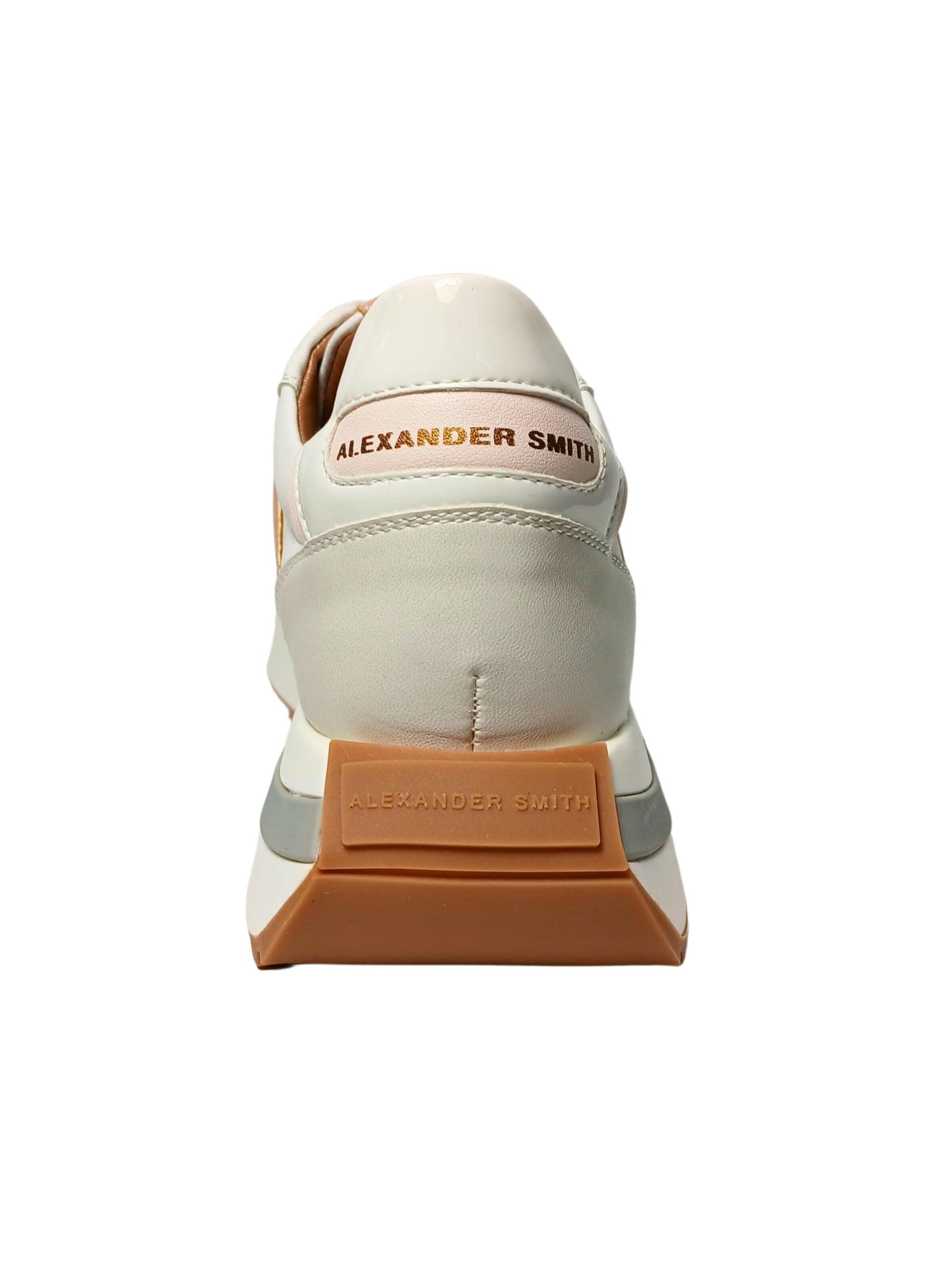 Alexander Smith Platform trainers in White