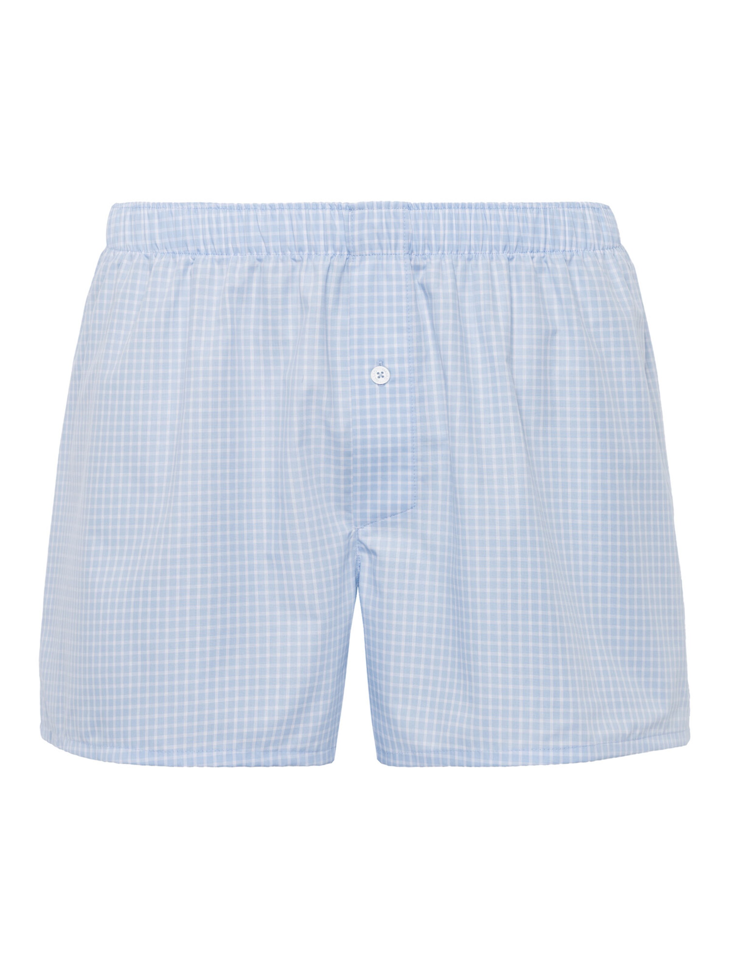 Hanro - Boxers 'Fancy Woven' em azul: frente
