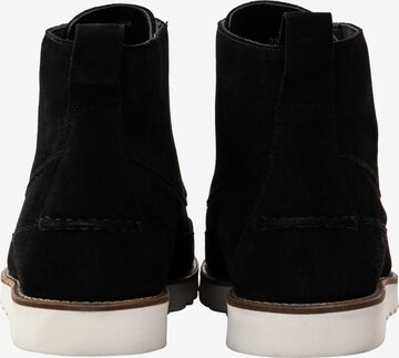 juoda DreiMaster Vintage Auliniai batai su raišteliais