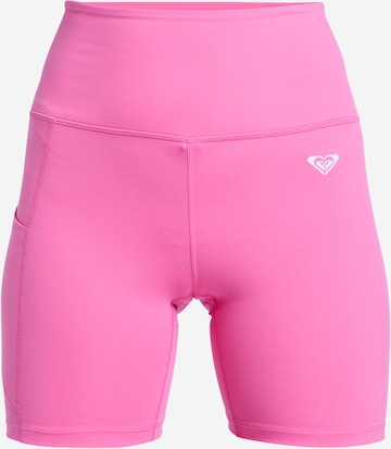 ROXY Workout Pants in Pink: front