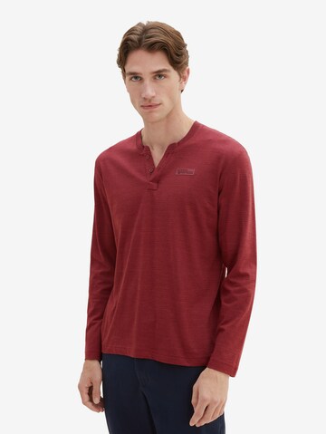 TOM TAILOR T-shirt 'Serafino' i röd