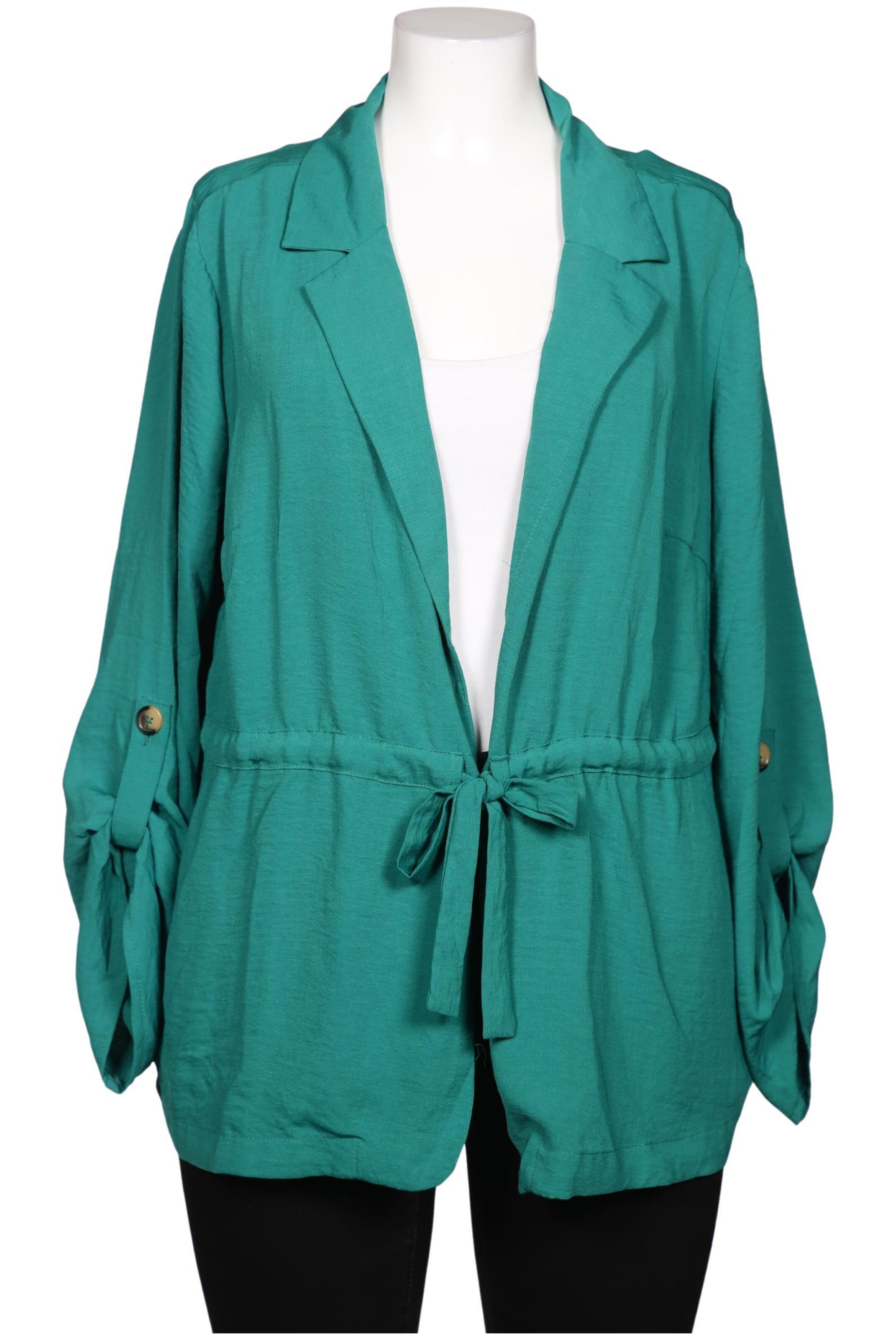 ONLY Carmakoma Blazer in XXXL in Green: front